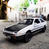 Модель автомобиля из сплава Initial D Такуми Фудзивара AE86 Trueno Спецификация Project D Масштаб 1/32 (белый)