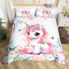 Unicorn Rainbow Duvet Cover For Kids Boys Girls Cute Rainbow Comforter Cover Set Queen Size Lively Kids Rainbows Duvet Cover