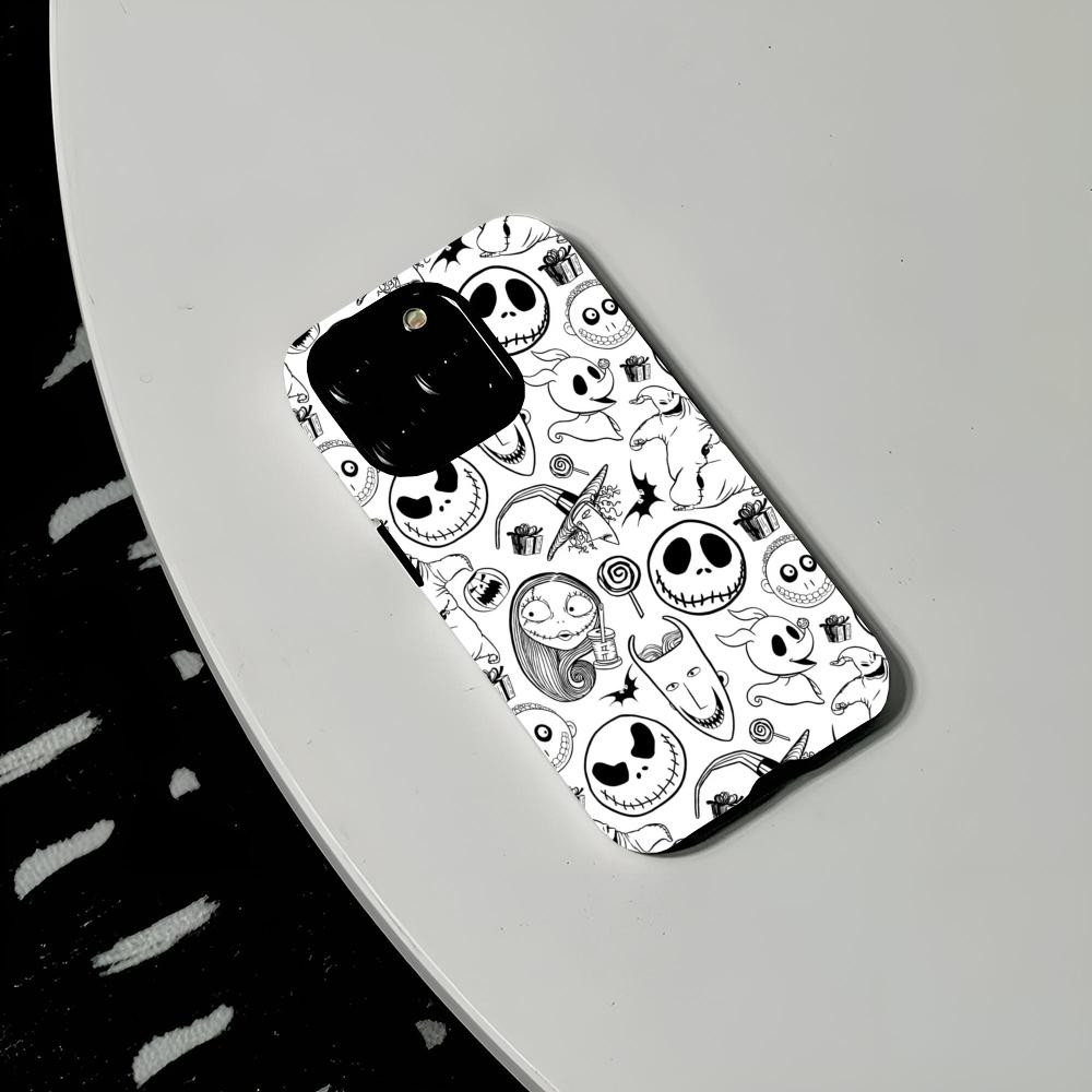 Чехол для телефона Тима Бёртона Жесткий ПК Для IPhone 16Promax 17 16 15 14 13 12 11 Pro Max Plus Глянцевая HD Крышка
