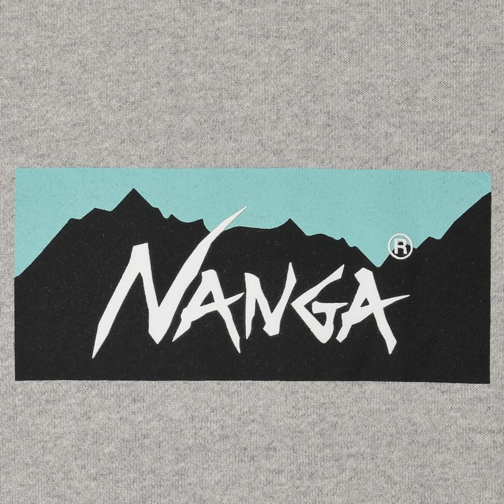 ECO HYBRID BOX LOGO SWEAT HOODIE Eco Hybrid Box Logo Sweat Hoodie L [NANGA] (Color Gray) (Size L)