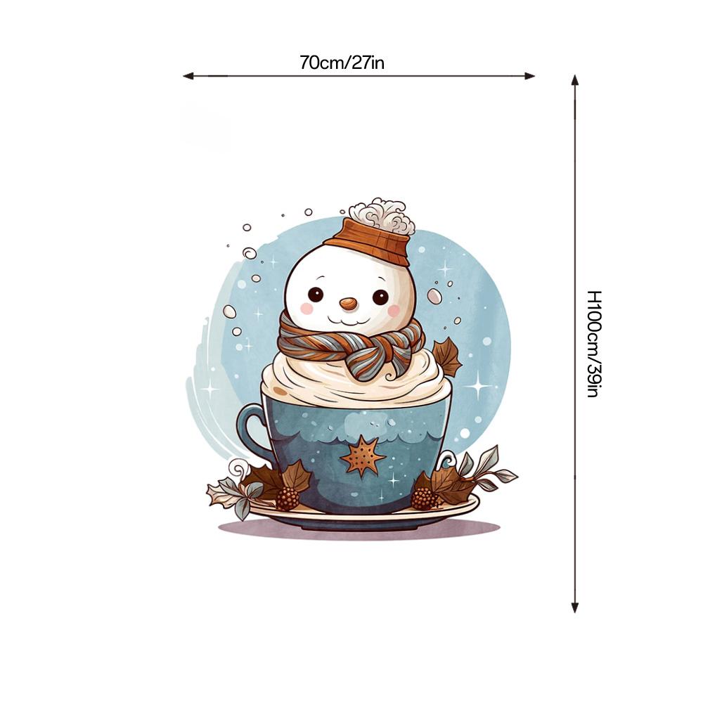 Tuniu Cute Snowman Cozy Blanket for Sofa Bed Room Decorative Warm Throw Blanket Gift