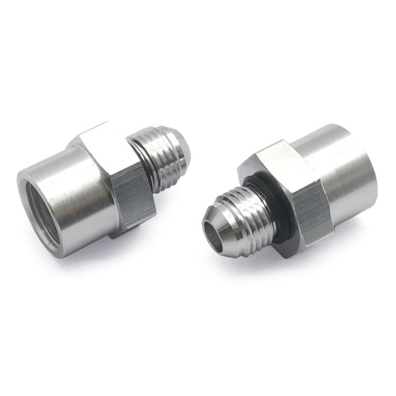 AN6 to M16 M16x1.5 Straight Male Flare Union Fuel Oil Air Hose Fitting Adapter