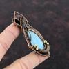 Hemimorphite Pendant Copper Wire Wrapped Gemstone Pendant Handmade Pendant Designer Copper Jewelry Gift For Engagement Wire Wrapped Jewelry
