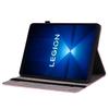 Чехол для Lenovo Legion Y700 Gen 4 с держателем для карт, кожаный чехол с защитой от царапин и тиснением в виде розы