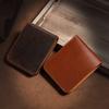 Leather Wallet Men's Leather Horizontal Wallet Men's Dollar Wallet