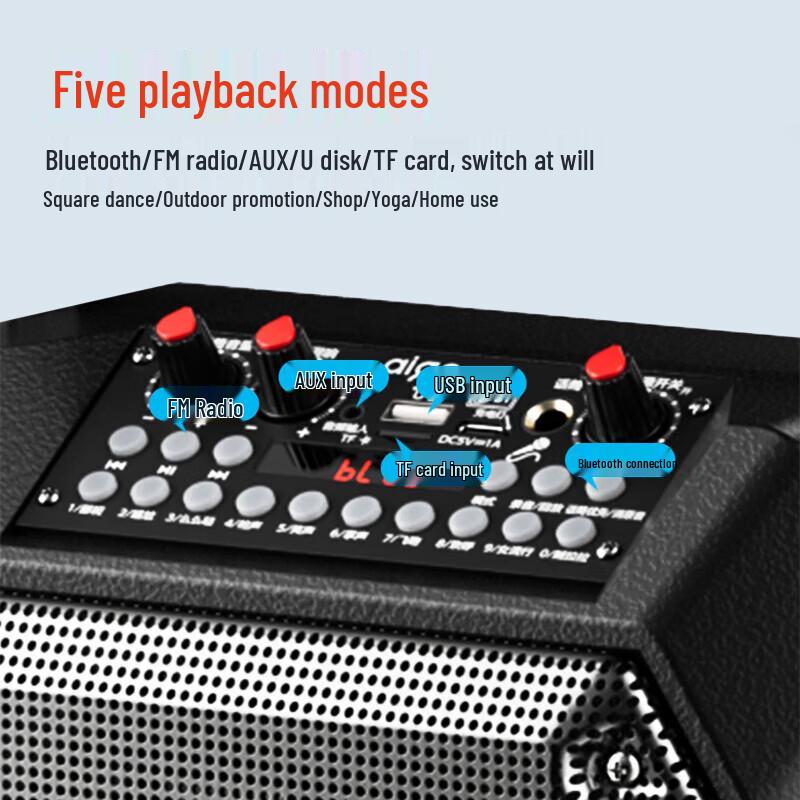 Aigo T52 Portable Bluetooth Karaoke Speaker