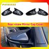 2pcs Car Rear View Mirrors Cover Protector For Golf 6 MK6 R VI 2009-2013 Black 5K0857537 Auto Rearview Mirror Covers