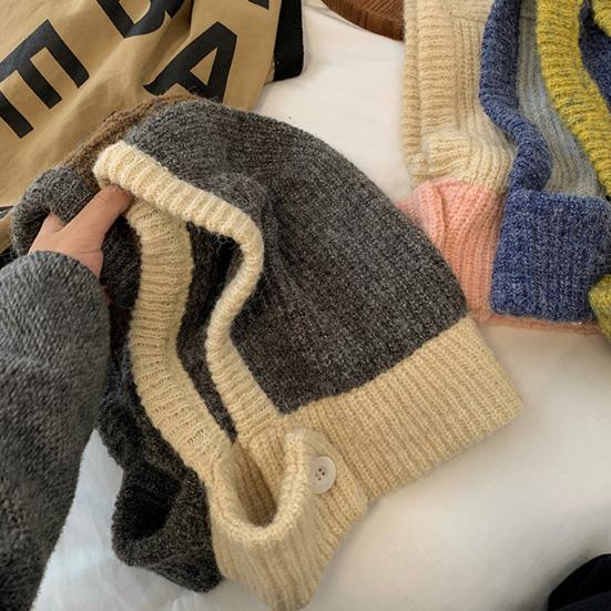 Женская зимняя ветрозащитная теплая вязаная шапка, головной убор, супермягкая износостойкая ультра-толстая теплая шапка-шарф, шапка