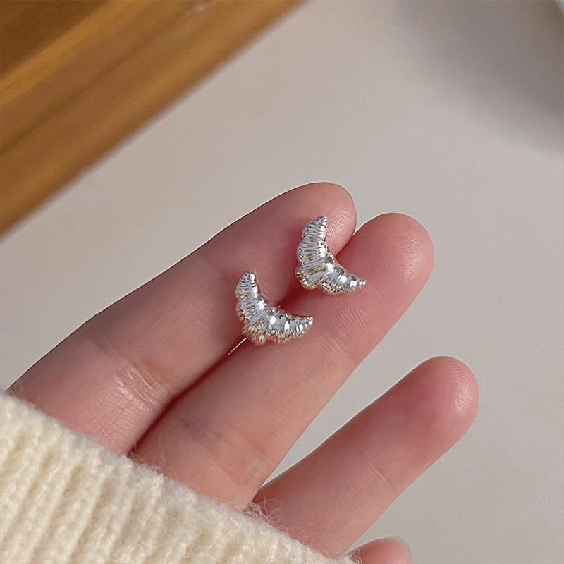 Иглы для ушей из стерлингового серебра S925, новые темпераментные простые и маленькие серьги-пусеты, женские серьги, серьги для пирсинга ушей, серьги, предотвращающие блокировку, ювелирные изделия