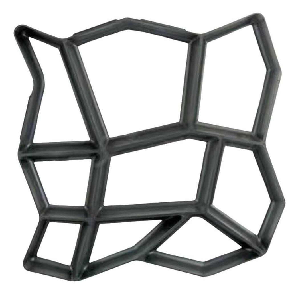 Garden Paving Colored Brick Molds - DIY Embossed Cement Flower Frame