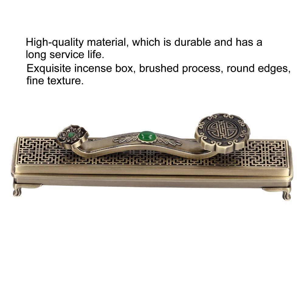 Ruyi appearance Incense Box Antique retro style Aroma Censer  Indoor aromatherapy
