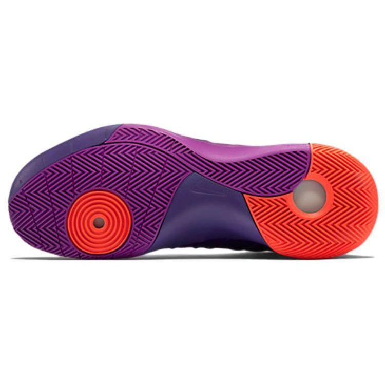 Nike Hyperdunk 2015 Модные Универсальные Амортизирующие Противоскользящие Износостойкие Высокие Баскетбольные Кроссовки Мужские кроссовки Фиолетовый Оранжевый 749562-565