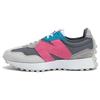 Nb 327 Retro Color Block Fabric Leather Low Top Marathon Running Shoes Women Sneaker Gray WS327JLL