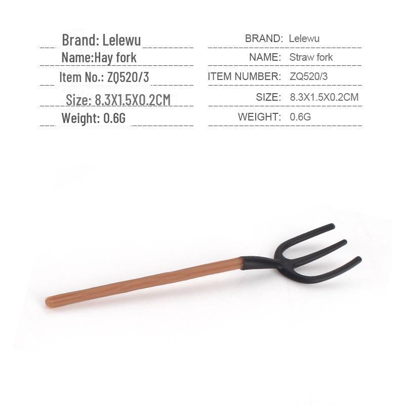 Набор фермерских инструментов ручной работы: Вилы для корма, газонокосилка, щетка, аксессуары для корма для настольного песочного стола, сцена для моделирования