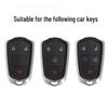 Кожаный чехол для ключа Cadillac для CT4/CT5/CT6/XT4/XT5/XT6 - Премиальная защита.