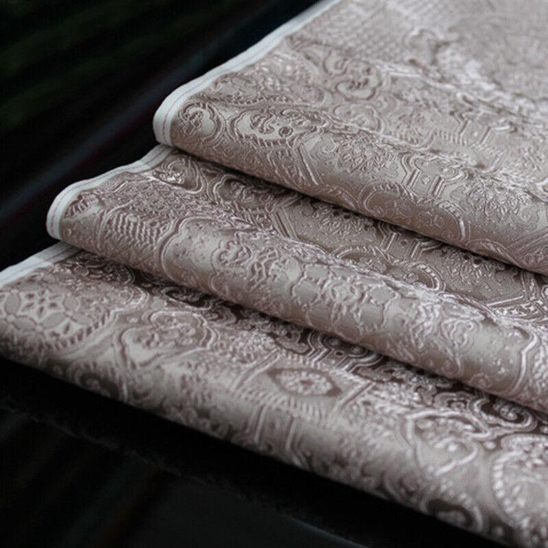 Атлас Шелк Брокат Жаккард Цветочная Ткань Винтажное Платье Костюм Ткань для Рукоделия Одежды Ципао Наволочки Ткань для Шитья DIY