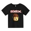 Мультяшная футболка Robloxing Kid для мальчиков, игровая, спортивная, хлопковая, детская, с коротким рукавом, повседневная, уличная, одежда Harajuku