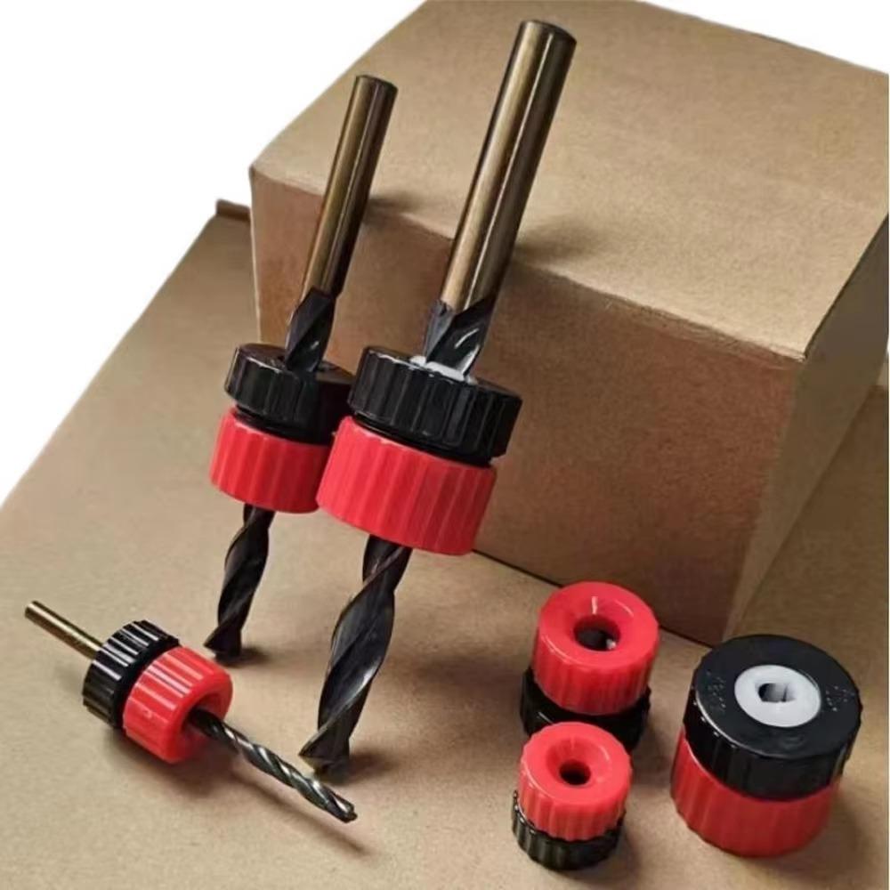 3pcs 3-5mm Drill Bit Adjustable Depth Guide Stop New Drill Depth Stop Collar Precise Drilling Tool