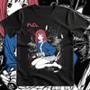 Mamimi Samejima FlCL Ретро Аниме Манга Дизайн Футболка Мужская и Женская Летняя Хлопковая Свободная Модная Короткий Рукав Топ