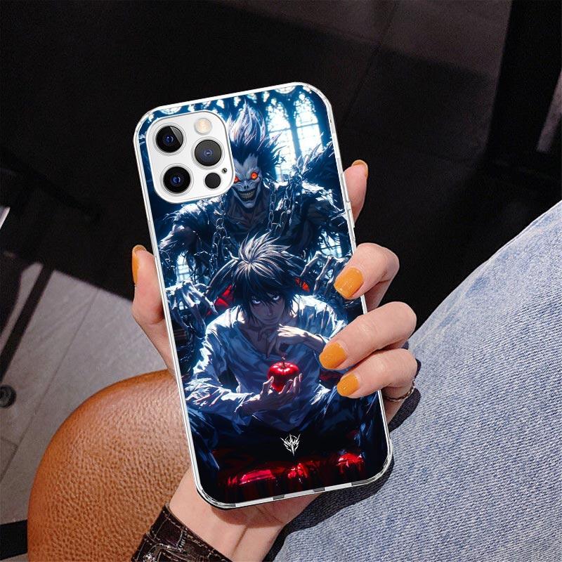 Чехол для телефона N-Note D-Death L Lawliet Для iPhone 17 Air 16 Pro Max 16E 15 + 14 Plus 11 12 13 Mini 7 8 SE Подарок Чехол с принтом Fundas
