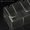 Stainless Steel Toothbrush Holders Silver Toothpaste Holder Adhesive Cup Organizer  Bathroom