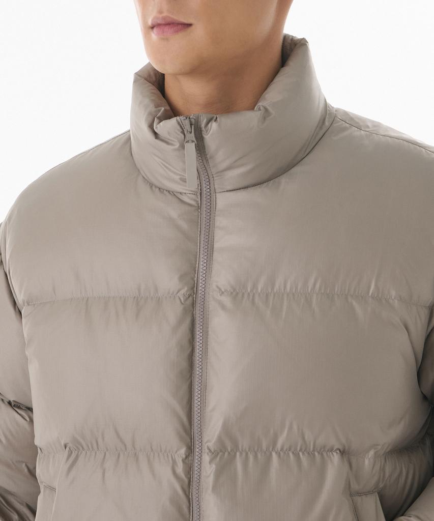 Musinsa Standard Glossy Ripstop Down Puffer Short Padded Jacket [Light Beige]