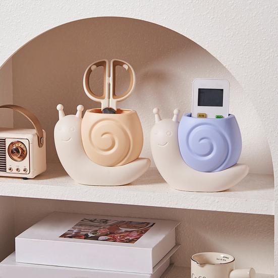 Подставка для ручек в виде яйца динозавра, съемная подставка для ручек, милый органайзер для рабочего стола в форме улитки для канцелярских товаров, кистей для макияжа, многофункциональный ящик для хранения канцелярских товаров