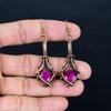 Ruby Earrings Gemstone Jewelry,  999 Copper Wire Wrapped Handmade Earrings, Latest Design Jewelry