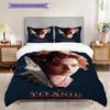 Loves Dual Nature Beauty Tragedy Three-piece set (1 * duvet cover + 2 * pillowcase, without core) 2D Flat Duvet cover and pillowcase