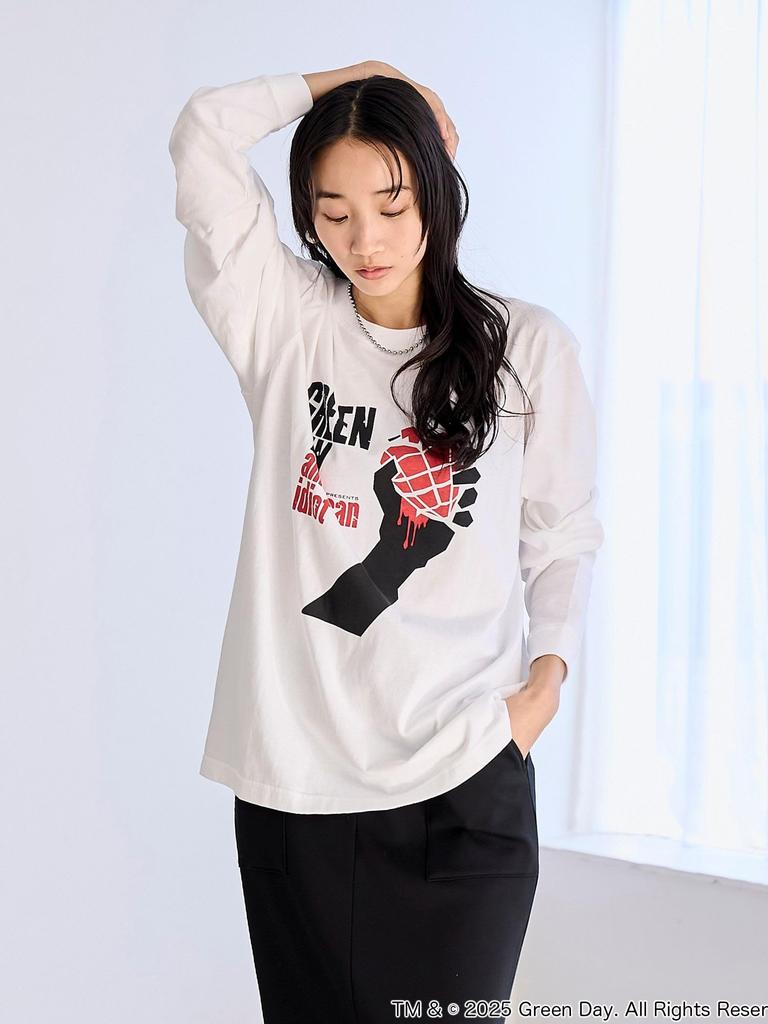 Cohen GREEN DAY/ROCK STANLEY Футболка с длинным рукавом Custom 76206020538 0370 КИПЕЛЬНО-БЕЛЫЙ(03) L