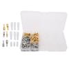 360 Pcs Male Female Wire Spade Connector Brass Good Conductivity Wire Crimp Terminal Assortment Kit