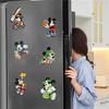 6Pcs Sports Series Diamond Art Fridge Magnet Diamond Painting Refrigerator Magnet DIY Fridge Stickers for Fridge Whiteboards