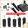 Беспроводной UHF Микрофонный Конвертер XLR Передатчик и Приемник Микрофоны для Динамического Микрофона Аудио Микшер Электрогитара Бас