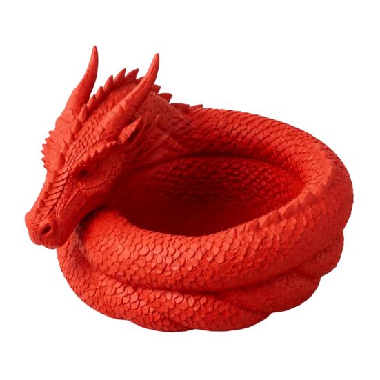 3D-печатная фэнтезийная драконья шкатулка-поддон, готическая драконья шкатулка-поддон, настольный лоток для хранения ключей, органайзер для украшений, настольный компаньон для домашнего офиса