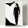 Movie TThe CCrow Throw Soft Warm Flannel Throw Blanket Multiuse for Sofa Bed Office Nap