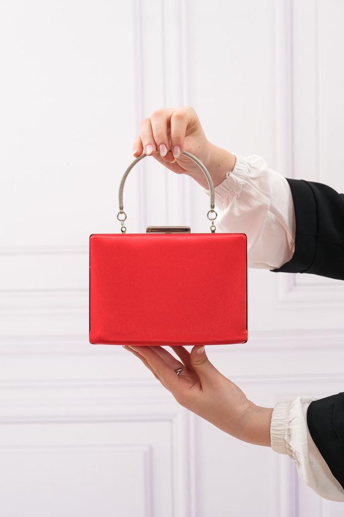 Women's Stylish and Useful Evening Dress Bag Women's Powder Fabric Evening Dress Clutch Portfolio Bag