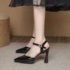 Мода 2025 Новые туфли на высоком каблуке с платформой «нюд» Женские кроссовки с острым носком Летний тренд Элегантное платье Массивные туфли-лодочки