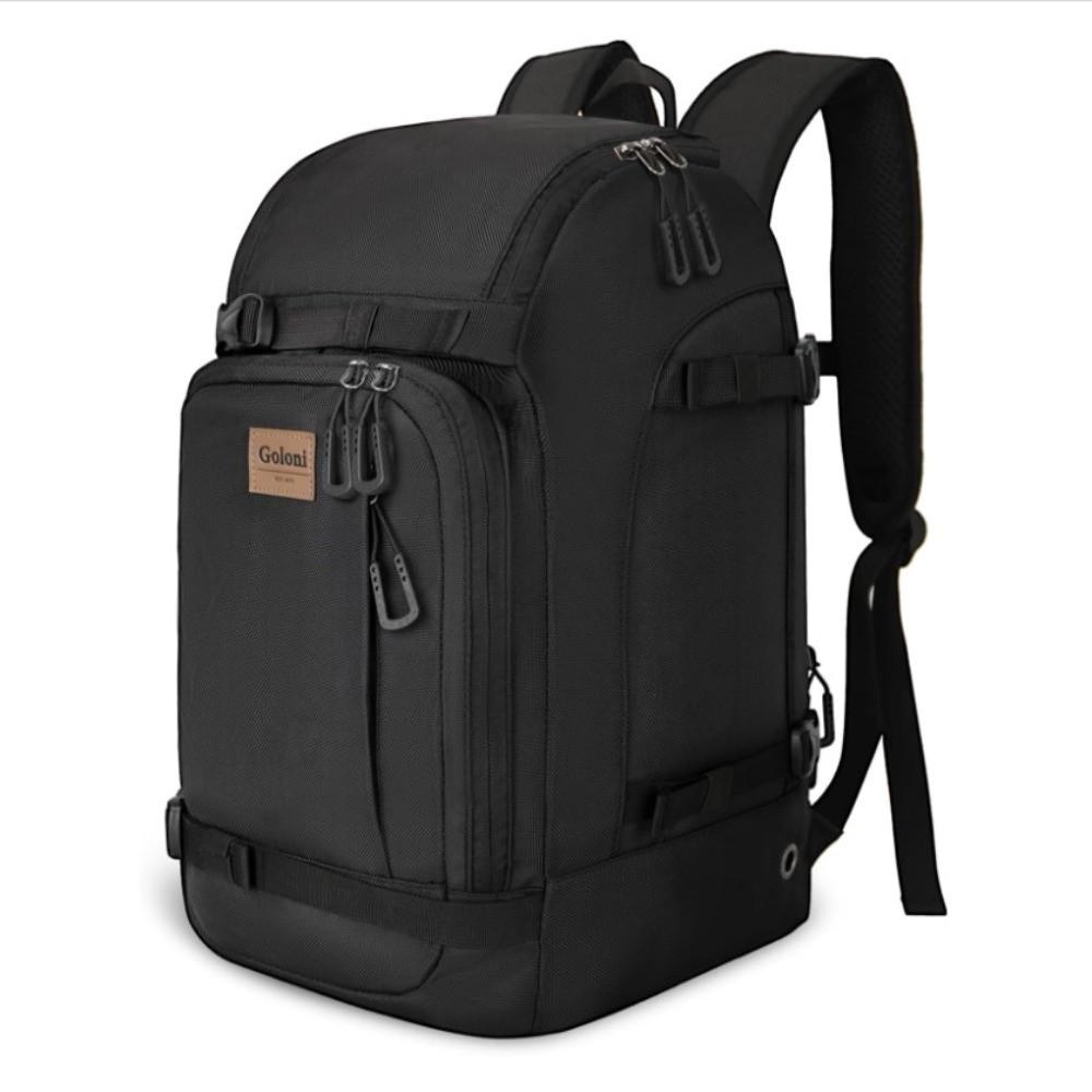 Durable 50L Ski Boot Bag Large Capacity Adjustable Ski Bag Breathable Waterproof Snowboard Boot Bag for Helmet Ski Shoes Goggles