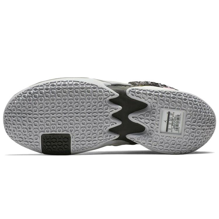 Air Jordan Why Not Zer0.2 PF 'Tiger Camo' (Unisex) Light Smoke Grey / Black-Cyber-Hyper Pink Basketball Shoes BV6352 003