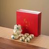 Splendid Mountains and Rivers Kung Fu Tea Set Automatic Household/Simple Portable Ceramic Tea Pot Complete Tea Set