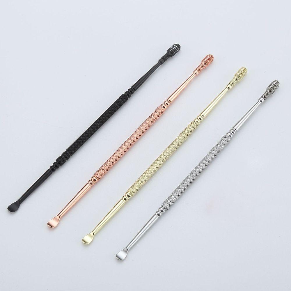 1PC Spiral Stainless Steel Cleaning Tool Dual Head Spring Ear Cleaner Ear Spoon Earpick
