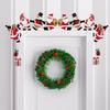 2026  Wooden Santa Door Corner Decor Snowman Reindeer Pendant Christmas Cartoon Door Frame Decor Party Christmas Ornament
