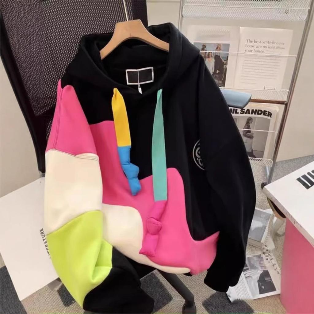 Весенняя женская повседневная свободная толстовка с капюшоном