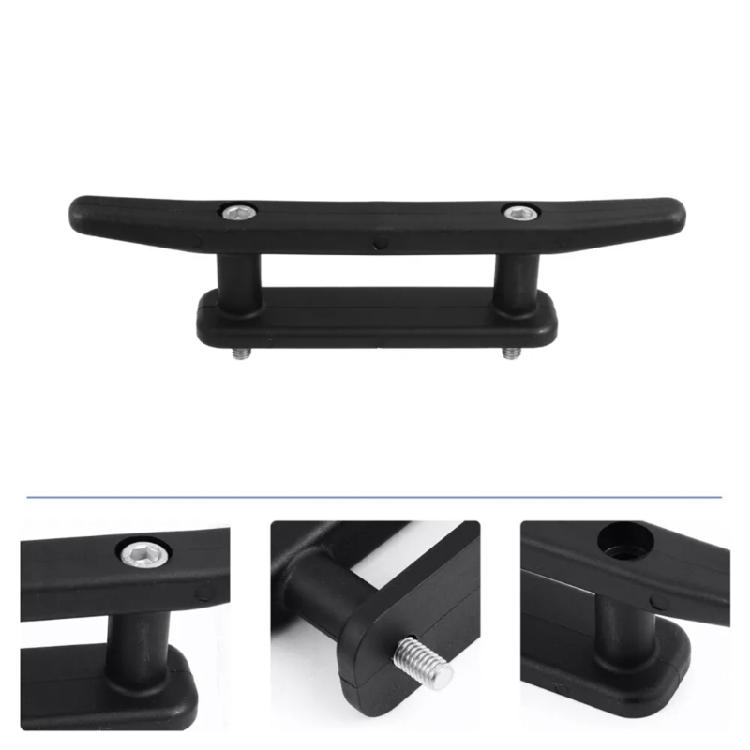2Pcs Deck Kayak Rope Rack Kayak Rope Frame Cleat Hardware Nylon Boats Kayak Canoes Cleat Fixed Stand Easily to Install