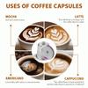 Reusable K Cups Pods Stainless Steel coffee capsule shell Compatible Refillable Coffee Filters Coffee Makers Coffee Accessories