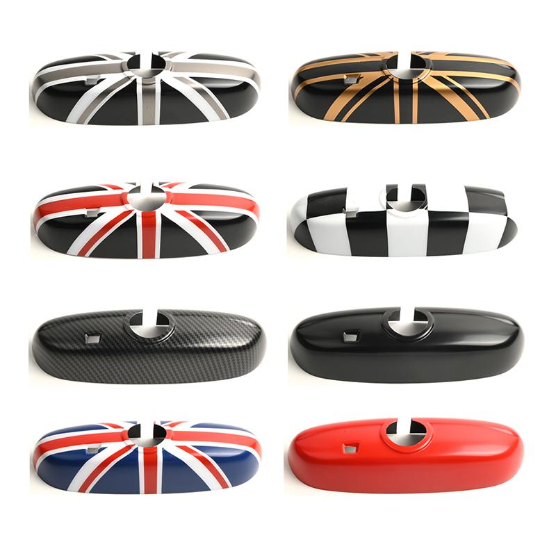 For MINI Cooper JCW S One F54 F55 F56 F60 Countryman Union Jack Interior Rearview Mirror Cover Car Stickers Interior