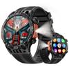 LOKMAT ZEUS 6 PRO Smart Soatlar Bluetooth Qo'ng'iroqlari Chiroq Suv o'tkazmaydigan Smart-soatlar 1,46'' Ekran Kompas Sport Fitnes Tracker