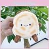 Plush Short Adorable Meat Bun Keyring Creative Doll Soft Toy For Unique Bag Hangers
