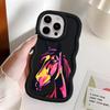 Чехол для iPhone XR 17 Air 16 Pro Max 8 14 11 15 Plus 12 13 Мягкая накладка на телефон Крутая Лошадь