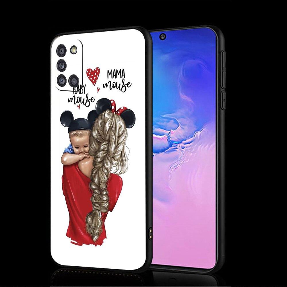 Чехол Cell Fundas для женщин и девочек, супер мама и ребенок, чехол для Samsung A12 A71 A52 A72 A32 4G A02s A31 A41 A21s A51 A22 A52s 5G A13 A23 A73
